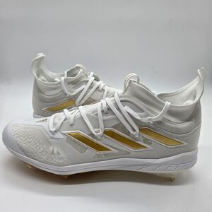 New Adidas Adizero Afterburner 9 NWV Men's Baseball Cleats Gold Size 15